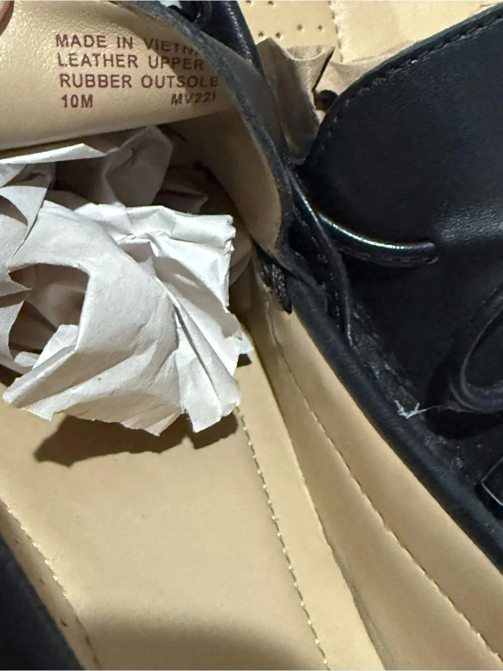 Michael Kors black leather Sutton Moccasins shoes
